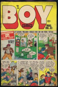 Boy Comics #41 ORIGINAL Vintage 1942 Gleason Golden Age