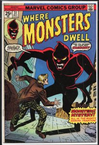 Where Monsters Dwell #31 (1974) Warlord Kaa