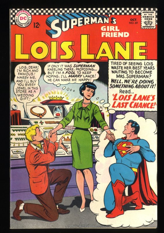 Superman's Girl Friend, Lois Lane #69 VF+ 8.5 White Pages