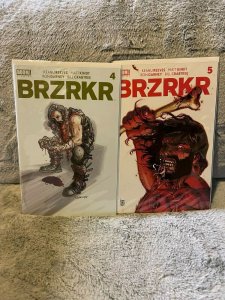 Lot of 2 BRZRKR Comics - 4 & 5 Variant - Keanu Reeves Comic 