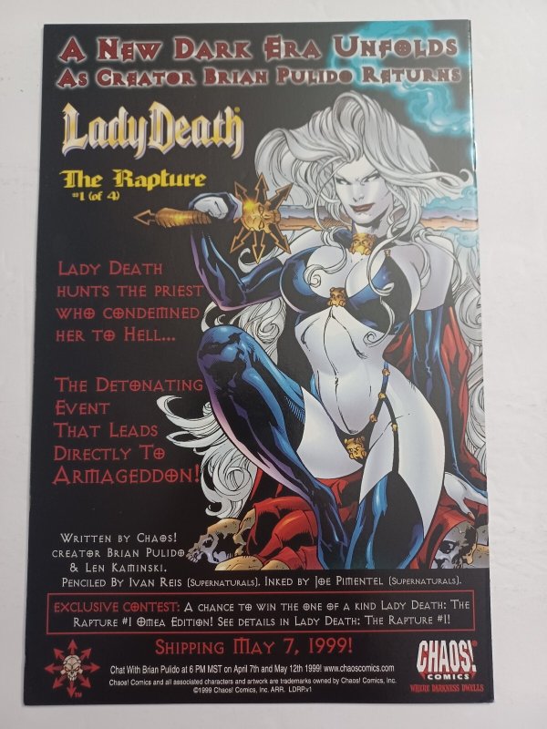 Purgatori #7 - vs Dracula - vampire - Chaos - 1996 - NM