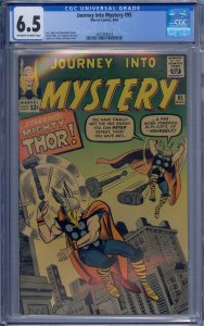 JOURNEY INTO MYSTERY #95 CGC 6.5 THOR JACK KIRBY DICK AYERS