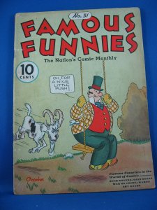 FAMOUS FUNNIES 51 VG+  Buck Rogers 1938