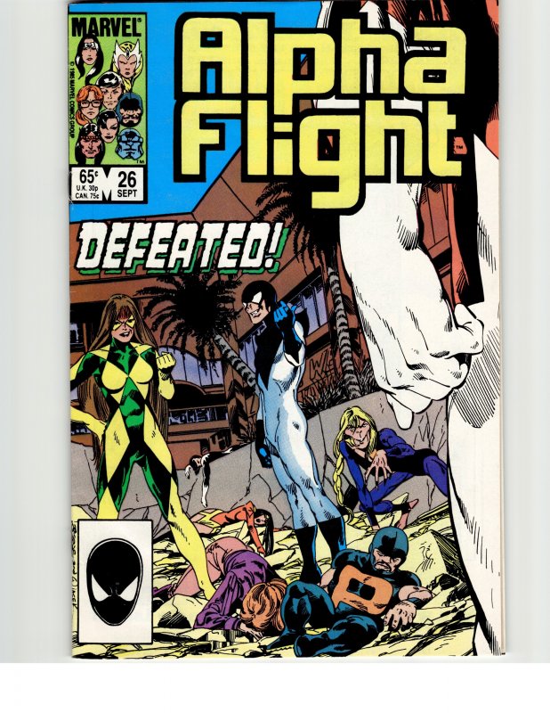 Alpha Flight #26 (1985) Alpha Flight