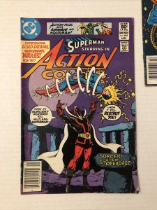 Action Comics #522 524 527 528 And 530 Lot Of 5