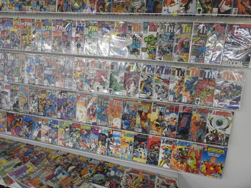 Huge Lot 140+ Comics W/ Thor, Superboy, Fantastic Four + Avg Fine/VF Condition!!
