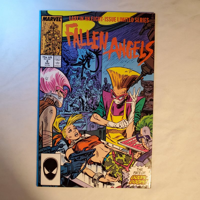 Fallen Angels 8 Very Fine+ Cover by Kerry Gammill