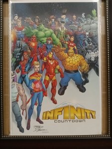 Infinity Countdown # 1 Ron Lim Wrap Around Var 2018 Marvel  Near Mint   Nw167