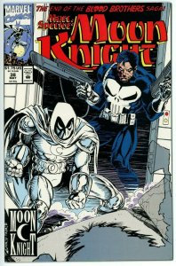 Marc Spector Moon Knight #38 (1989) - 9.4 NM *Blood Brothers/Punisher*