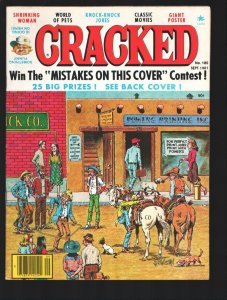 CRACKED Magazine #180 1981-John Severin cover-Find The Errors cover-Art by Bi...