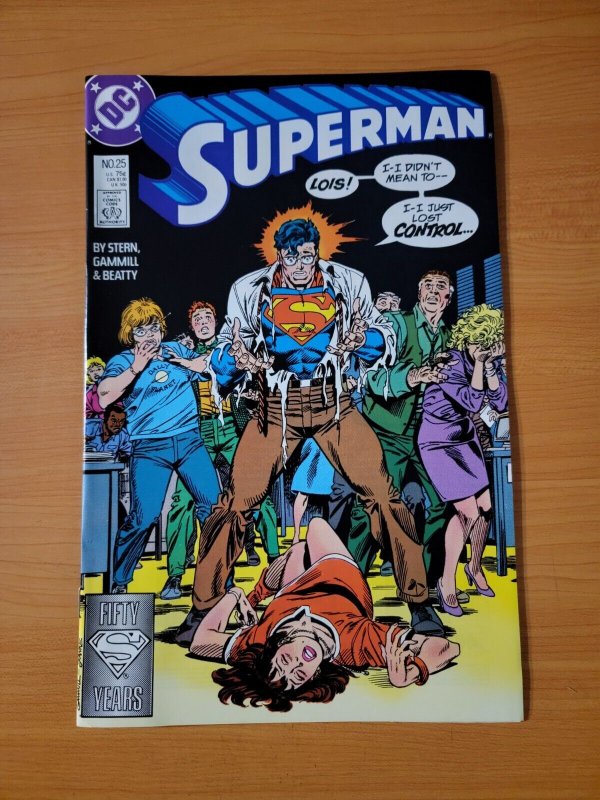 Superman #25 Direct Market Edition ~ NEAR MINT NM ~ 1988 DC Comics