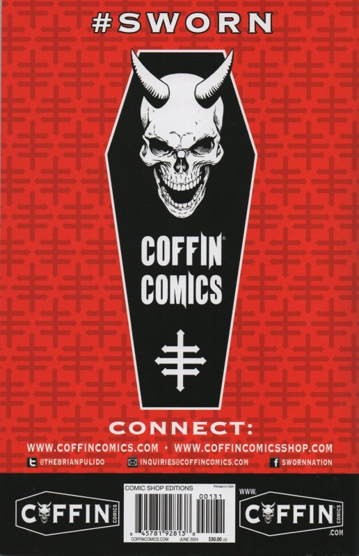 Hellwitch: Bitchcraft #1 Dawn McTeigue Red Foil Premium Variant Cover (2024)  NM