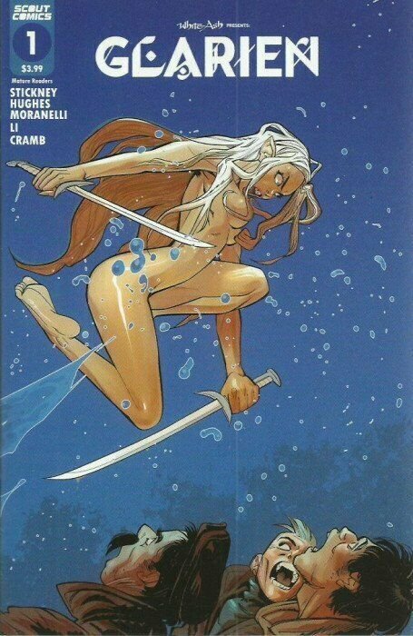 GLARIEN #1 SET OF THREE COVERS A,B, & WEBSTORE VARIANT WHITE ASH SCOUT COMICS NM