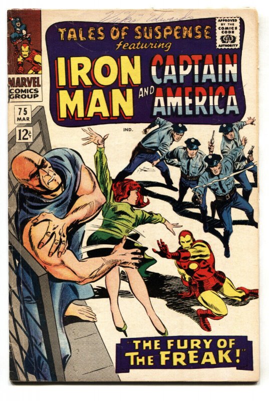 TALES OF SUSPENSE #75 - First SHARON CARTER comic book 1965-iron man-CAPTAIN ...