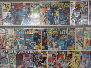 Huge Lot of 150+ Comics W/ JLA, Detective Comics, Hawkman Avg. VF- Condition!