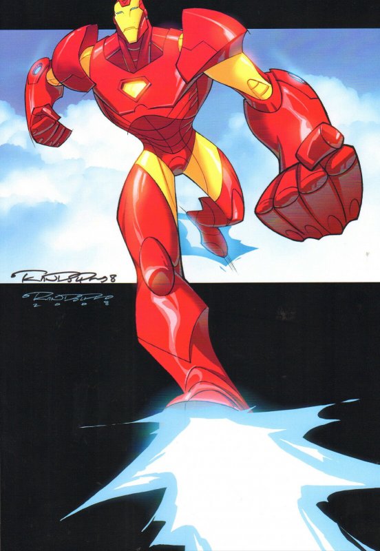 Iron Man Art for Print - 2008 Signed art by Khary Randolph