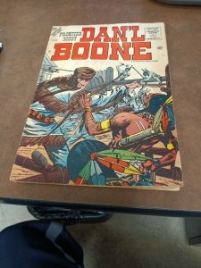 Frontier Scout Dan'l Boone #12 charlton comics 1956-Indian fight cover western