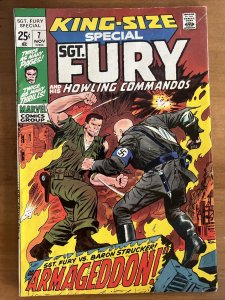 Sgt. Fury vs Baron Strucker King-Size Special #7 (1970) VG/FN Marvel Commandos