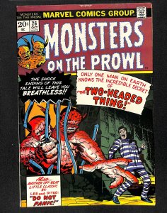 Monsters on the Prowl #26 FN- 5.5