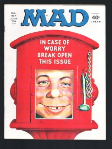 Mad Magazine #167-Norman Mingo Alfred E. Newman cover-Mort Drucker-Angelo Tor...