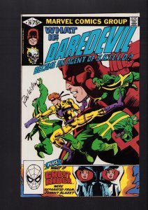 What If? Featuring Ghost Rider & Daredevil#28 - SIGNED BY RON WILSON! (8.5) 1981