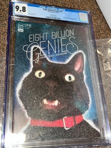 Eight Billion Genies 1 (2022) Glitter Cat 1:50 Incentive Variant, CGC Graded 9.8