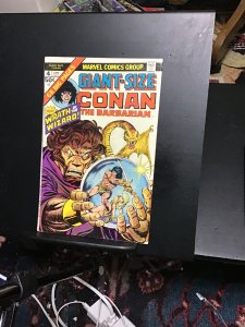 Giant-Size Conan #4  (1975) Barry Windsor Smith art key! VF/NM Wow