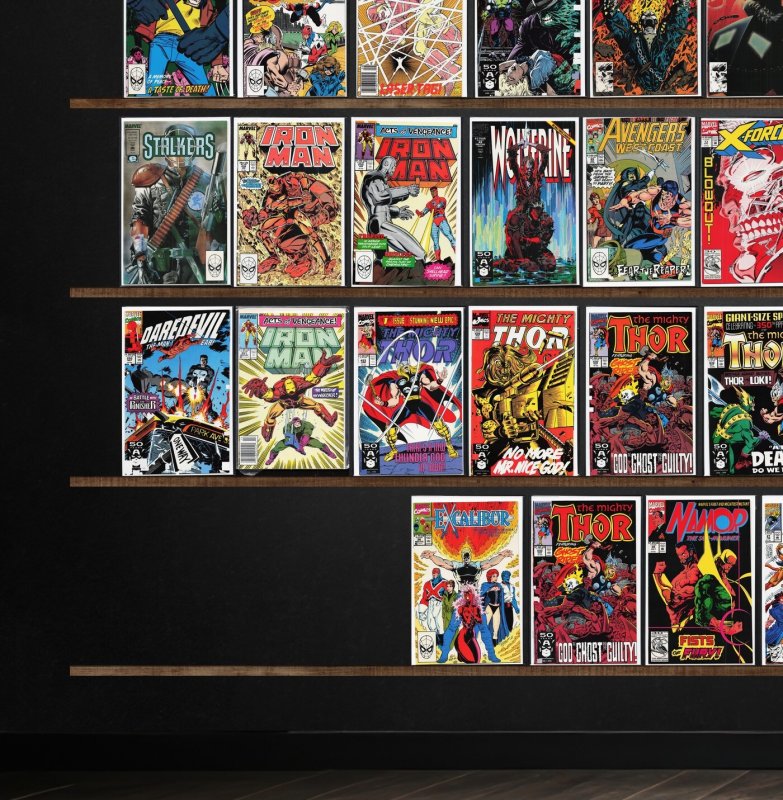 Huge Lot 140+ Comics with The Incredible Hulk, The Mighty Thor & More!