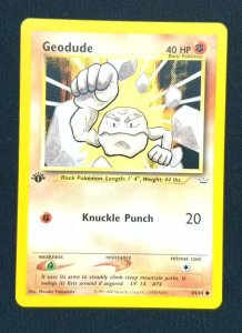 Geodude - Neo Revelation - 44/64 - Common 1st Edition
