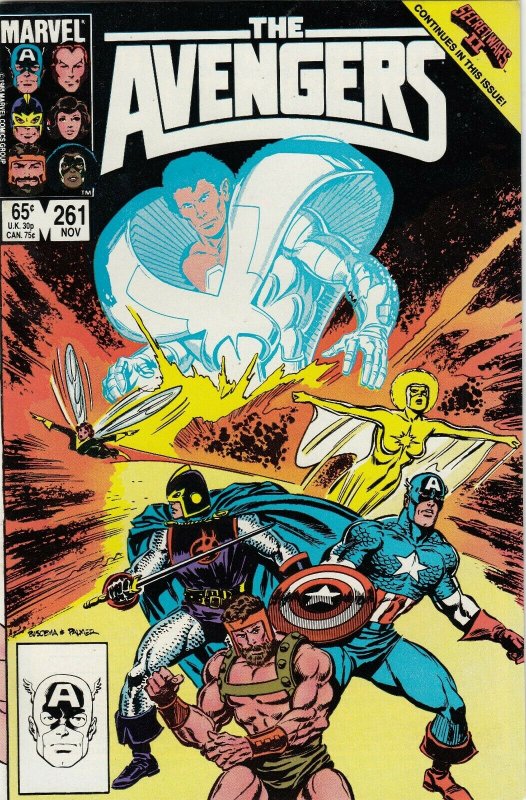 THE AVENGERS #261  FN/VG/  BLACK KNIGHT APP.  MARVEL COMICS