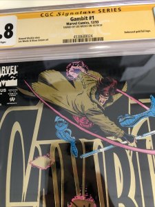 Gambit (1993) # 1 (CGC 9.8 SS) Signed Lee Weeks * Marvel Comics * Howard Mackie