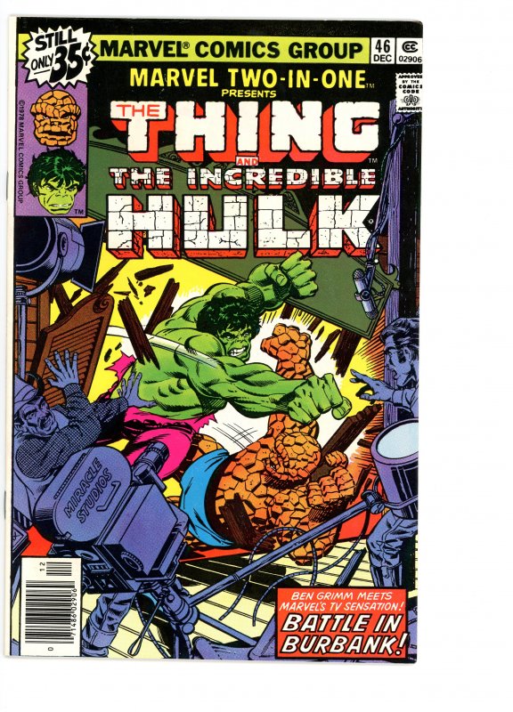 Marvel Two-In-One 46 F/VF   Hulk!