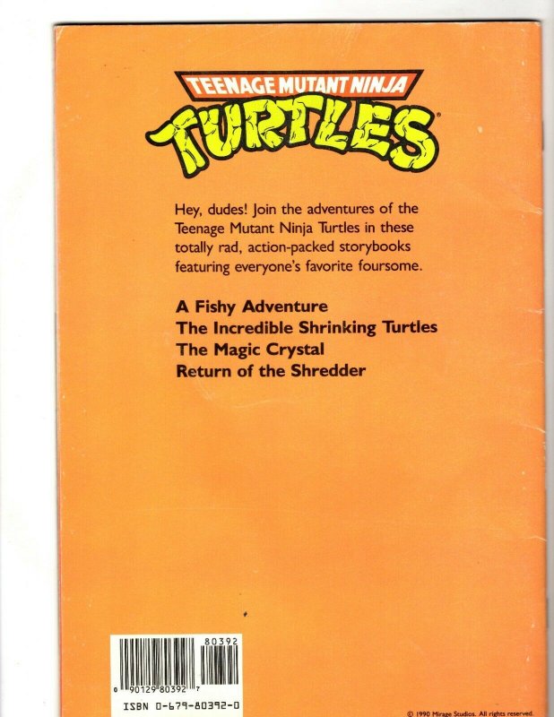 Teenage Mutant Ninja Turtles The Magic Crystal VINTAGE 1990 Random House Book