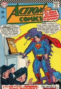 DC Comics Action Comics #333 (1966) Comic Book Grade FN- 5.5