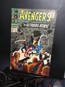 The Avengers #36 (1967) Giant-Man, Black Widow, Hawkeye! FN/VF Oregon CERT!