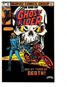 Ghost Rider # 81 NM- Marvel Comic Book Last Issue Of Volume  CR45