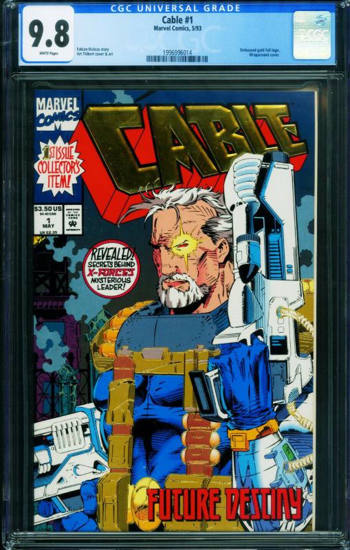 CABLE #1 CGC 9.8 1993 comic book 1st issue-Marvel 1996996014