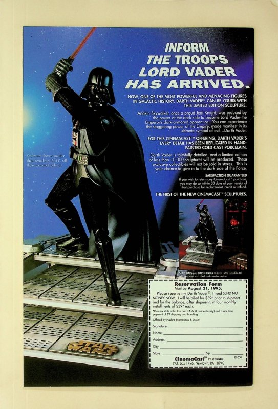 STAR WARS X-WING ROGUE SQUADRON #1 Dark Horse Wedge Antilles 1995