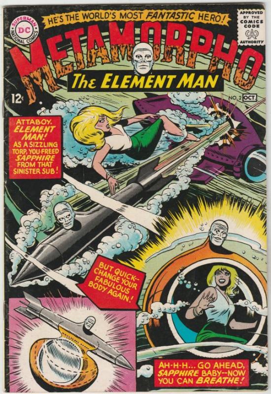 Metamorpho the Element Man #2 (Oct-65) VF+ High-Grade Metamorpho, Simon Stagg...