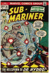 SUB-MARINER#61 FN/VF 1973 MARVEL BRONZE AGE COMICS 