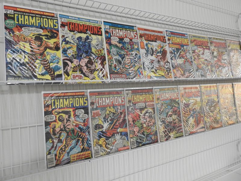 The Champions (1975) #'s 1-17 Complete Set!!! Avg FN/VF Condition!