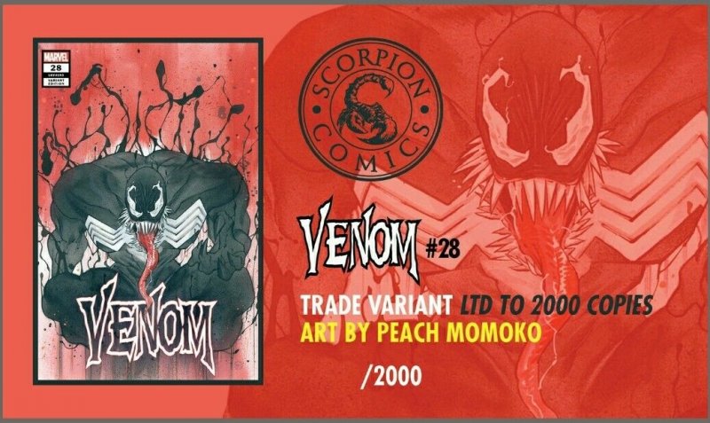 Venom 28 Peach Momoko Dress Trade Ltd 2000 w/ COA  ??? SOLD OUT!!!