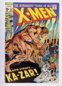The X-Men #62 (1969) FN- Condition