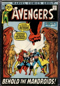 The Avengers #94 (1971) The Avengers [Key Issue]