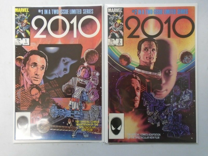 2010 set #1+2 Direct editions 8.0 VF (1984 Marvel)