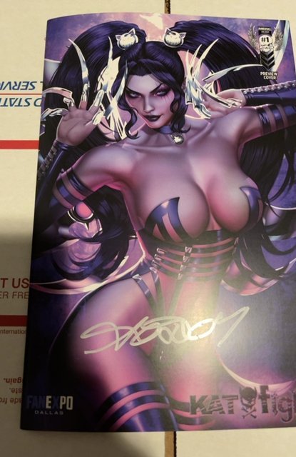 KATFIGHT: #1 ARIEL DIAZ ART VARIANT “Nice” Trade - Signed