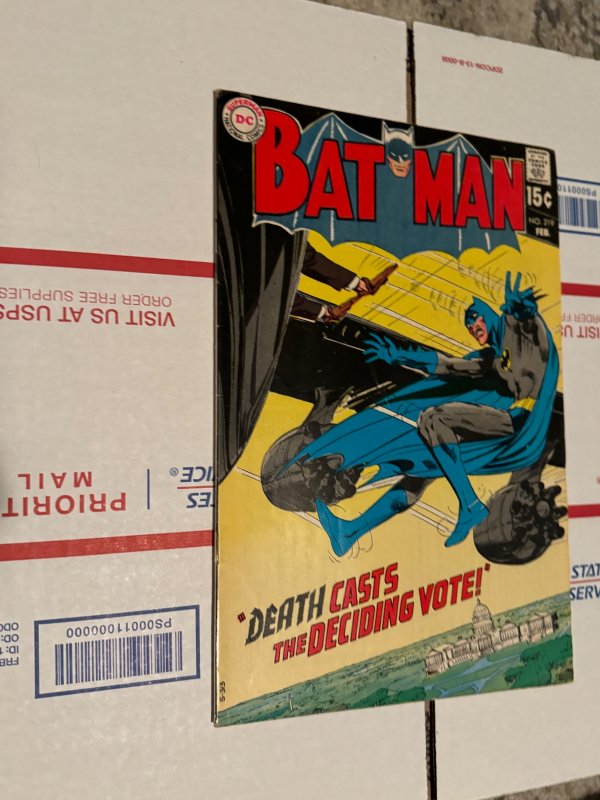 Batman #219 (1970)death casts a deciding vote Neal adams