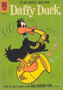 Daffy #27 VG ; Dell | low grade comic December 1961 Daffy Duck saxophone