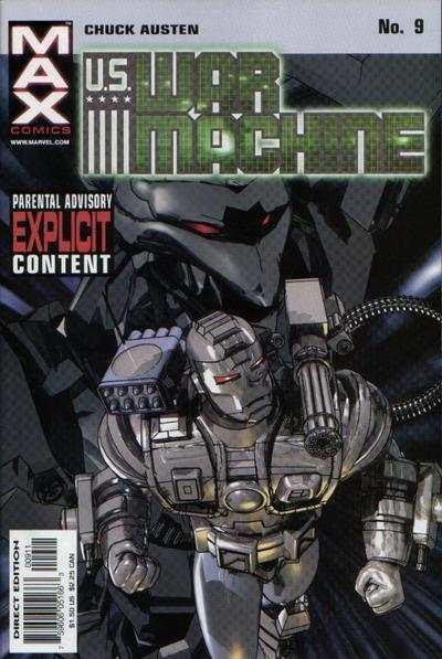 U.S. War Machine #9, NM + (Stock photo)