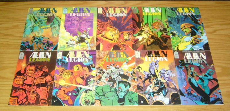 Alien Legion vol. 2 #1-18 VFNM complete series - epic comics - chuck dixon set